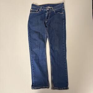 Levi's 502 Regular Taper Jeans Men's W30 L30 Dark Wash Blue Denim